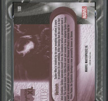 2024 SKYBOX MARVEL MASTERPIECES XL #100 VENOM CANVAS