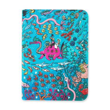 9 Pocket Zip Binder Water: Osare